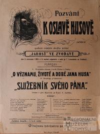 Zvodava, Jarosť, Služebník svého pána - plakát, 1905