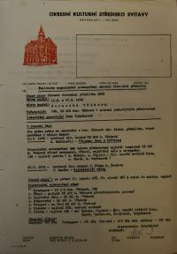 Moravská Třebová, OP divadelních souborů, 1986