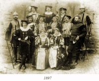 Benátky nad Jizerou, SDO, L. Stroupežnický: Paní mincmistrová, skupina účinkujících, 1897