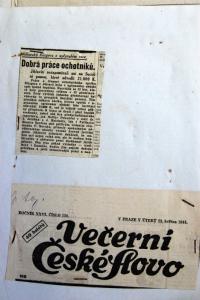 Jihlava, Klicpera, Večerní České slovo, kritiky, 1944