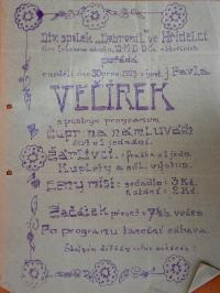 Hřídelec, Dobromil, Čupr na námluvách - Žárlivci - plakát, 1923