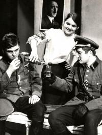 Nymburk, Divadelní soubor při OV SSM, Zoja, OP Sadská 1975