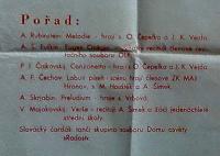 Hronov, MAJ, Labutí píseň, 1954