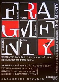 Blansko, Blanenské divadlo, Fragmenty - plakát, 2007