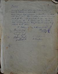 Újezd, SDO, Zápisy ze schůzí, 1920 - 1923