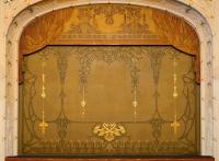 Litomyšl, Smetanův dům, železná opona s portálem divadla