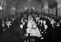 Praha, ČOB Thálie, přátelský večírek členů spolku, 1931