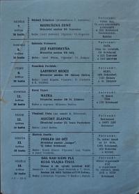 Sezemice, Spolek divadelních ochotníků, plakáty