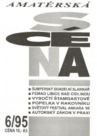 Amatérská scéna, titulní strana, 1995/6