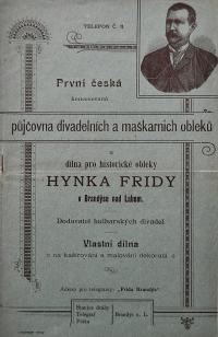 Hradec Králové, Klicpera, Dokumentace souboru, Hynek Frida - Půjčovna divadelních a maškarních obleků