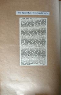 Chrudim, Upomínkové listy Jana Urbánka, část II., 1945 - 1950