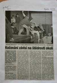 Přibyslav, Sluníčko, Kronika školní družiny, 1998 - 2003