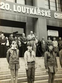 Chrudim, Loutkářská Chrudim, slavnostní zahájení přehlídky, 1971