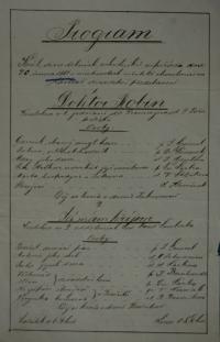 Praha-Vinohrady, Kruh divadelních ochotníků, Dokttor Robin - Já mám příjem - rkp.plakát, 1881