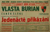 Kyjov, Malá scéna, Sklárny, Jedenácté přikázání - plakát, 1941