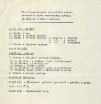 Praha, LK SKKS, kurz div. režie a herectví, program absolv. představení 1980