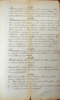 Humpolec, Spolek divadelních ochotníků, spolkové stanovy