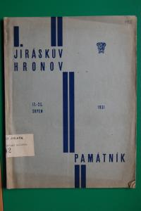 Hronov, Jiráskův Hronov 1931