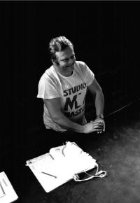 Mašťov, Studio OB, režisér Vladimír Valeš - poslední pokyny před představením, 1986