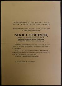 Polička, Spolek divadelních ochotníků, Úmrtí členů a činovníků, přehled uvedených představení