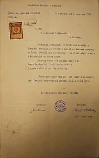 Chrudim, Učednická Besídka, Baron Nezdara - Corpora delicti, 1913