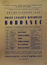 Pardubice, Spolek divadelních ochotníků, Korespondence, 1958