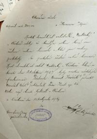 Častrov, Vrchlický, volba funkcionářů na valné hromadě, 1937