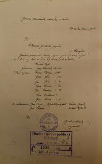 Osík, JDO, volba funkcionářů, 1926