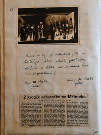 Čečelice, Pamětní kniha Kroužku divadelních ochotníků