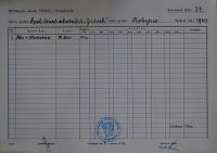 Pardubice, Mitlöhnerův okresek ÚMDOČ, Kartotéka činnosti spolků, 1949