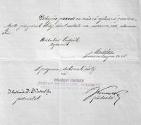 Štein-Táborský, dopis, Pražský okrsek ÚMDOČ žádá příspěvek do publikace pro Šibřinky, s. 2, 1912