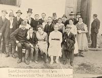 Chudenín, Chudiwa, Landjugendbund, Der Volksdokter, účinkující, asi 1920