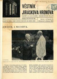 Hronov, NP 5. Jiráskův Hronov, Věstník Jiráskova Hronova, 1–2/1935