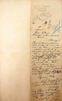 Cetoraz, místní divadelní komise, Dobré jitro - Osudný den fidlovačky, 1891