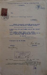 Litomyšl, Jednota divadelních ochotníků, Korespondence, Ka 2/5