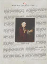 Litomyšl, Zámecké, VII,kap, Josef Platzer, BLÁHA, Jiří, Zámecké divadlo v Litomyšli, s. 20