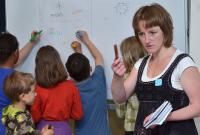 Svitavy, CP Dětská scéna 2013, diskusní klub – děti ze souborů