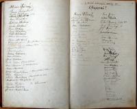 Chrast, Tyl, Památní kniha divadelního spolku, 1880