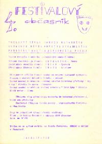 Chomutov, NP MJF Humor a satira na jevišti 1976