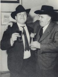  Zleva herec Jaroslav Štercl a Jaroslav Blahoňovský 