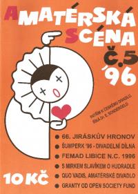 Amatérská scéna, titulní strana, 1996/5