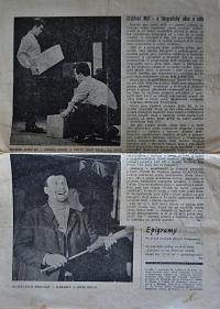 Sezemice, Spolek divadelních ochotníků, plakáty