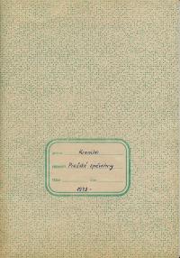 Praha, Pražská zpěvohra, opis Kroniky souboru, 1973 - 1990