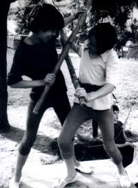 Olomouc, LŠU Žerotín, Hra na Robina Hooda, CP FEMAD Libice n. Cidl. 1988