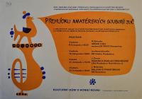 Horní Roveň, Přehlídka amatérských souborů ZUČ - plakát, 1975