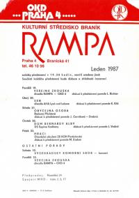 Rampa, leden 1987- plakát