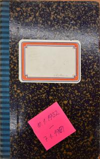 Cholenice, SDO, Kniha protokolů, 1932 - 1961