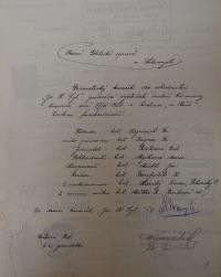 Litomyšl, Tyl, volba funkcionářů, 1929