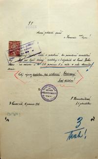 Černovice, Bělobrodský, Byt pro lepší dámy, 1926