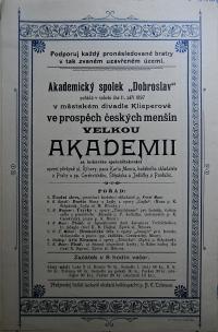 Hradec Králové, Akademikové Dobroslav, Plakáty